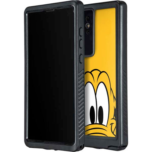 Disney Friends Pluto Up Close Galaxy S24 Ultra Waterproof Case