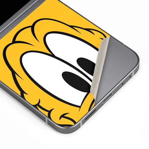 Disney Friends Pluto Up Close Galaxy Z Flip6 Skin
