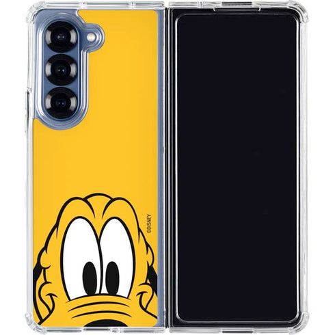 Disney Friends Pluto Up Close Galaxy Z Fold6 Clear Case
