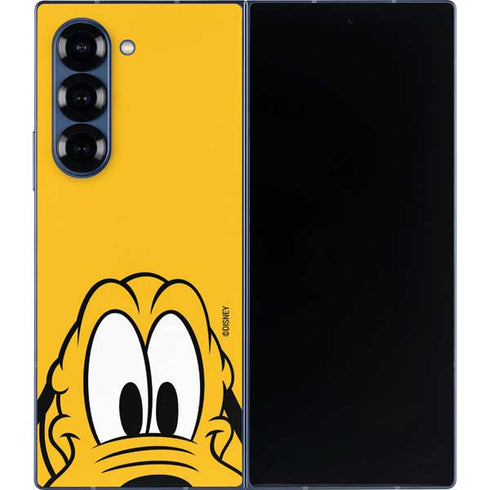 Disney Friends Pluto Up Close Galaxy Z Fold6 Skin