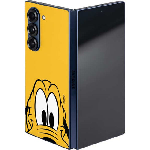 Disney Friends Pluto Up Close Galaxy Z Fold6 Skin