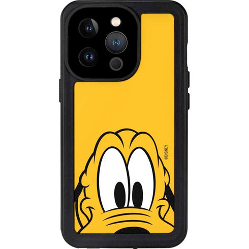 Disney Friends Pluto Up Close iPhone 15 Pro Waterproof Case