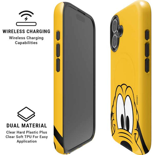 Disney Friends Pluto Up Close iPhone 16 Plus Magsafe Impact Case