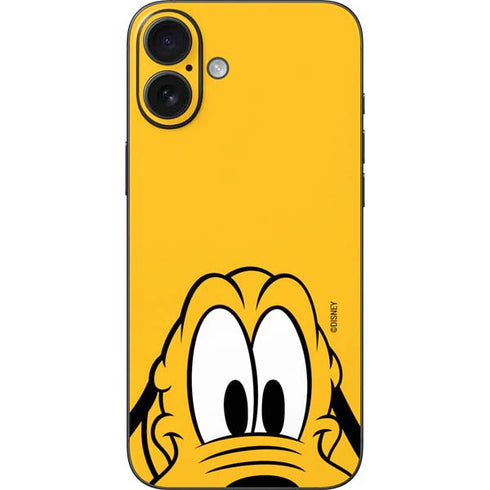 Disney Friends Pluto Up Close iPhone 16 Plus Skin