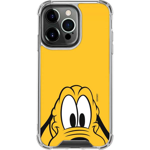 Disney Friends Pluto Up Close iPhone 16 Pro Clear Case