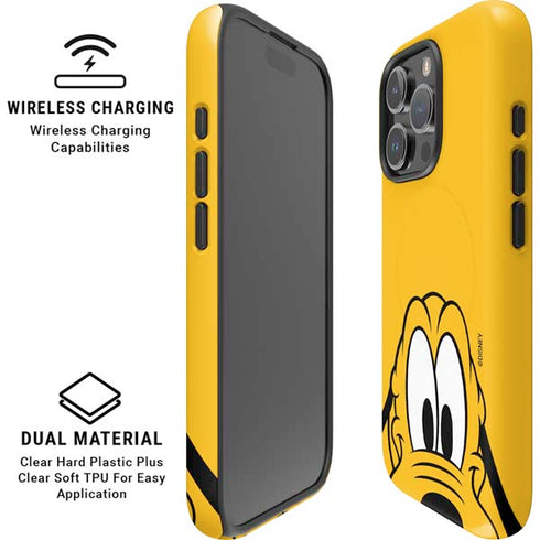 Disney Friends Pluto Up Close iPhone 16 Pro Magsafe Impact Case