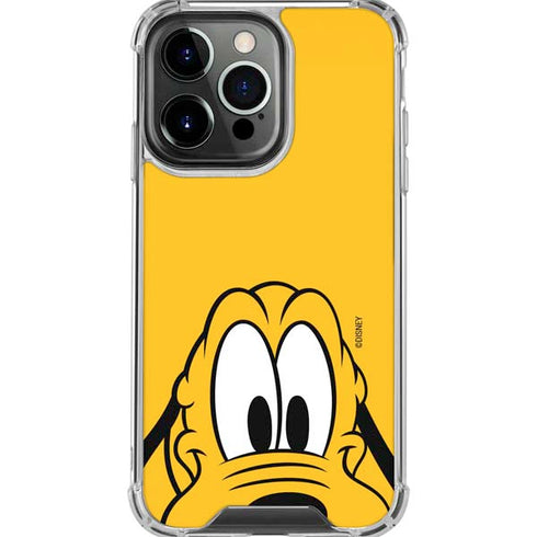 Disney Friends Pluto Up Close iPhone 16 Pro Max Clear Case
