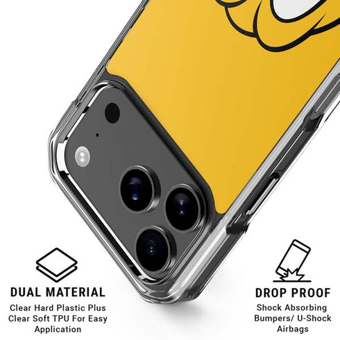 Disney Friends Pluto Up Close iPhone 18 Pro Clear Case