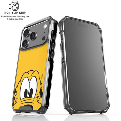 Disney Friends Pluto Up Close iPhone 18 Pro Clear Case