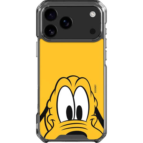 Disney Friends Pluto Up Close iPhone 18 Pro Max Clear Case