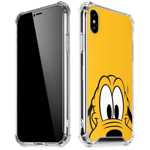 Disney Friends Pluto Up Close iPhone X/XS Clear Case