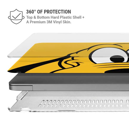 Disney Friends Pluto Up Close MacBook Pro 14in (2021-24) Case plus Skin