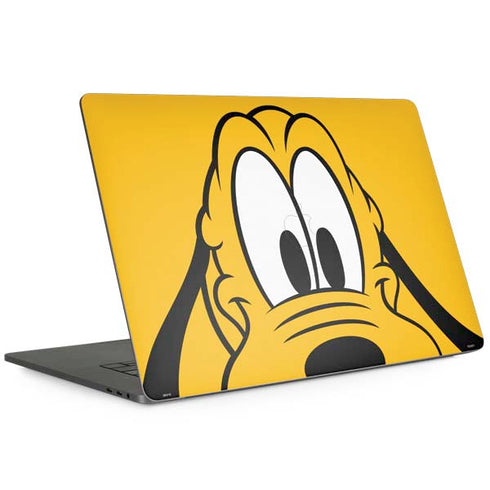 Disney Friends Pluto Up Close MacBook Skins