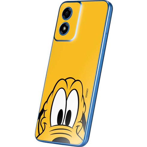Disney Friends Pluto Up Close Moto G Play 4G (2024) Skin