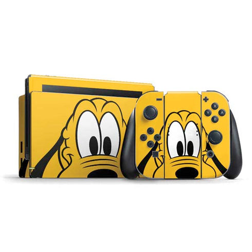 Disney Friends Pluto Up Close Nintendo Skins