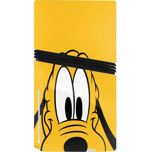 Disney Friends Pluto Up Close PS5 Pro Disk Bundle Skin