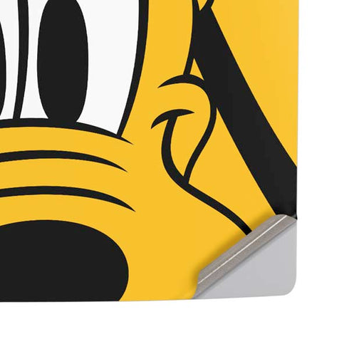 Disney Friends Pluto Up Close PS5 Pro Disk Console Skin