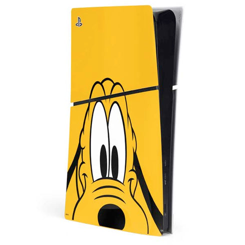 Disney Friends Pluto Up Close PS5 Slim Digital Edition Console Skin