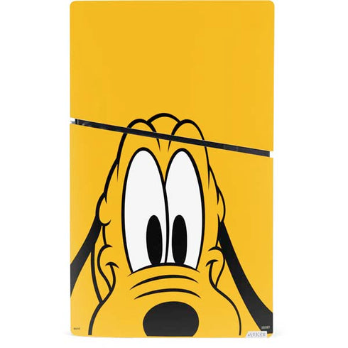 Disney Friends Pluto Up Close PS5 Slim Digital Edition Console Skin