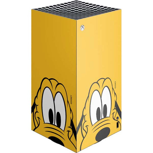 Disney Friends Pluto Up Close XBox Series X Digital Edition Console Skin