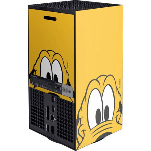 Disney Friends Pluto Up Close XBox Series X Digital Edition Console Skin