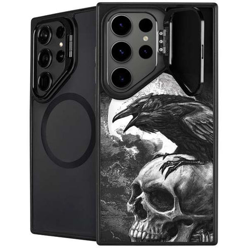 Alchemy Carta Poes Raven Galaxy S25 Ultra Kickstand Case