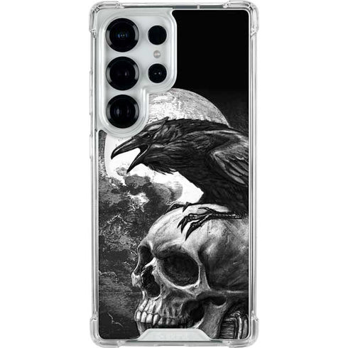 Alchemy Carta Poes Raven Galaxy S25 Ultra Clear Case
