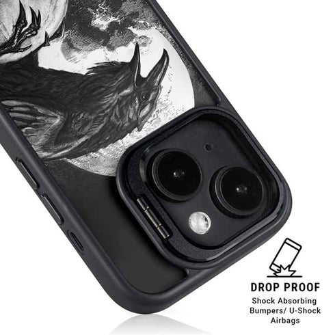 Alchemy Carta Poes Raven iPhone 14 Plus Kickstand Case