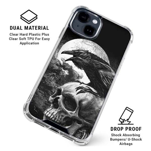 Alchemy Carta Poe's Raven iPhone 15 Clear Case