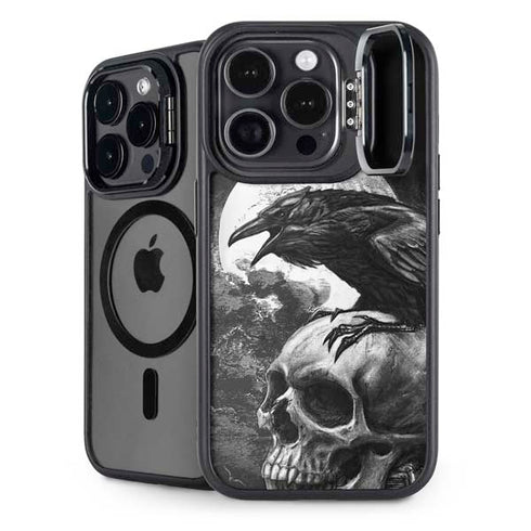 Alchemy Carta Poes Raven iPhone 15 Pro Max Kickstand Case