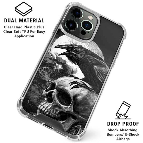 Alchemy Carta Poes Raven iPhone 16 Pro Clear Case