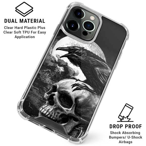 Alchemy Carta Poes Raven iPhone 16 Pro Max Clear Case