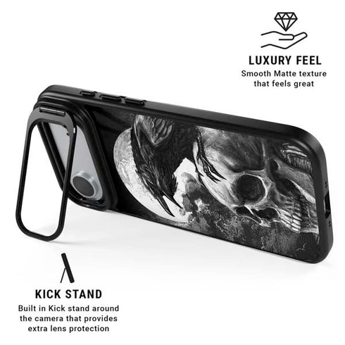Alchemy Carta Poes Raven iPhone 17 Air Kickstand Case