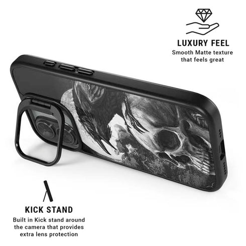 Alchemy Carta Poes Raven iPhone 17 Kickstand Case