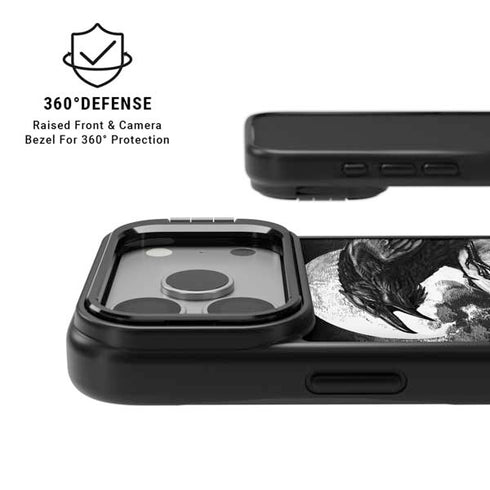 Alchemy Carta Poes Raven iPhone 17 Pro Kickstand Case