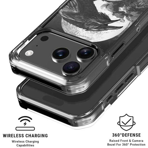 Alchemy Carta Poes Raven iPhone 17 Pro Max Clear Case