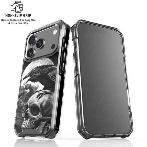 Alchemy Carta Poes Raven iPhone 18 Pro Clear Case