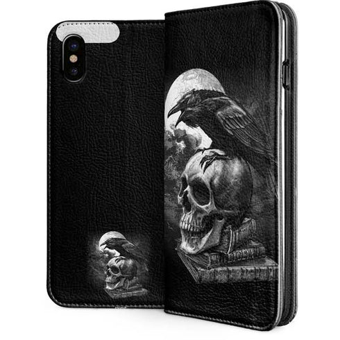 Alchemy Carta Poe's Raven iPhone 8 Folio Case