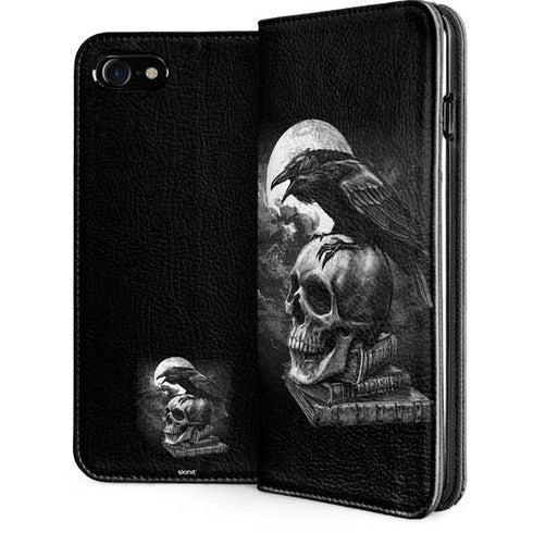 Alchemy Carta Poe's Raven iPhone SE (2nd & 3rd Gen) Folio Case