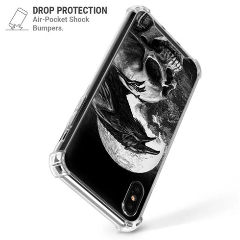 Alchemy Carta Poes Raven iPhone X/XS Clear Case