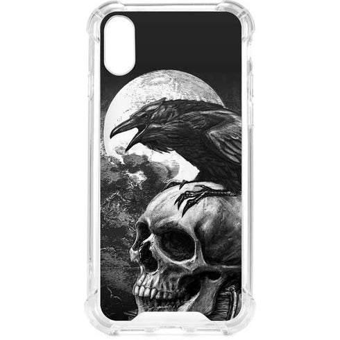 Alchemy Carta Poes Raven iPhone XS Clear Case