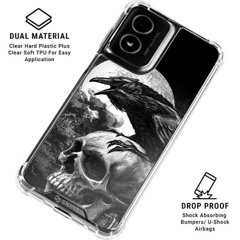 Alchemy Carta Poes Raven Moto G Power 5G (2024) Clear Case