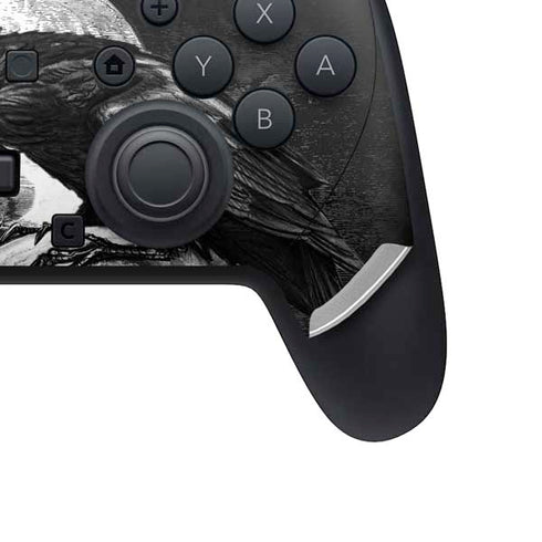 Alchemy Carta Poes Raven Nintendo Switch 2 (2025) Pro Controller Skin