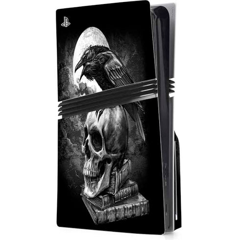 Alchemy Carta Poes Raven PS5 Pro Disk Console Skin