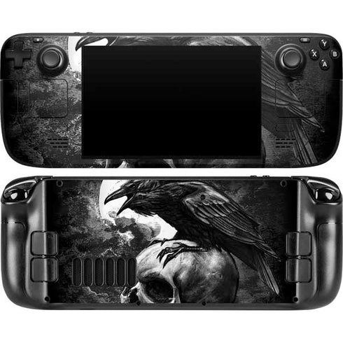 Alchemy Carta Poes Raven Steam Deck Handheld Gaming Computer OLED Skin