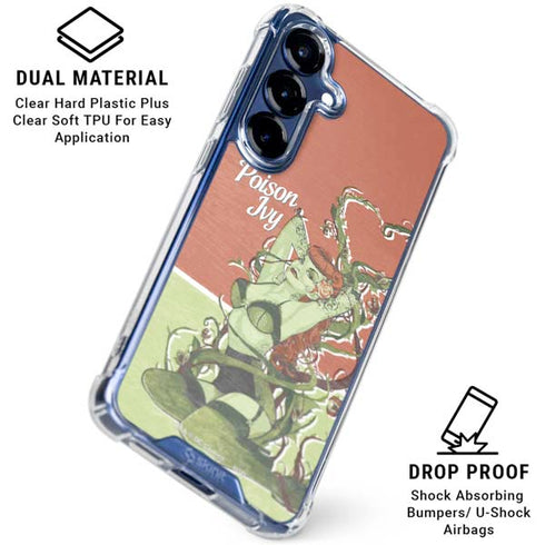 DC Comics Bombshells Poison Ivy Galaxy S25 FE Clear Case