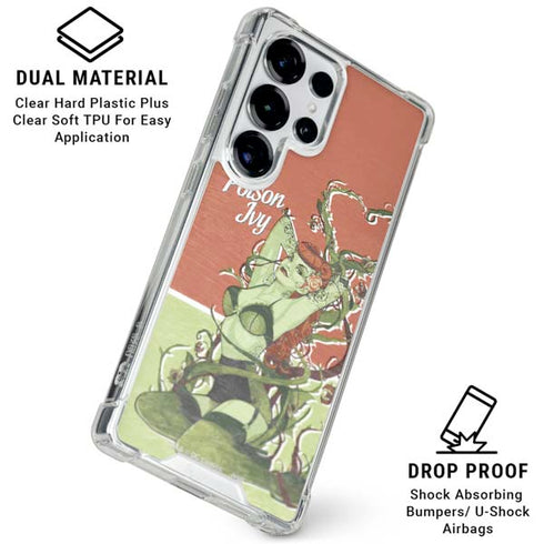 DC Comics Bombshells Poison Ivy Galaxy S25 Ultra Clear Case