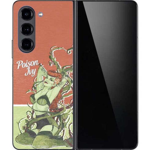 DC Comics Bombshells Poison Ivy Galaxy Z Fold5 5G Skin