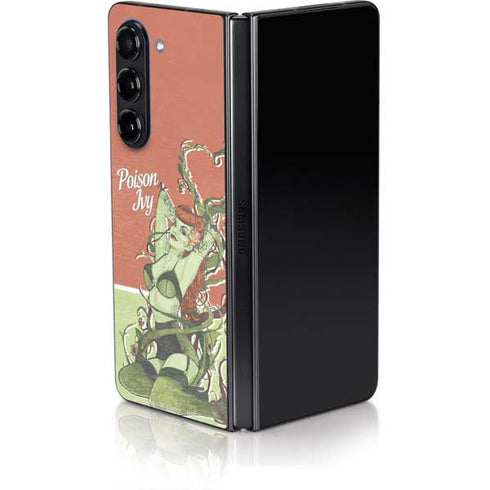 DC Comics Bombshells Poison Ivy Galaxy Z Fold5 5G Skin