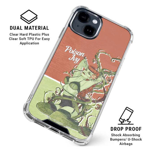 DC Comics Bombshells Poison Ivy iPhone 15 Clear Case